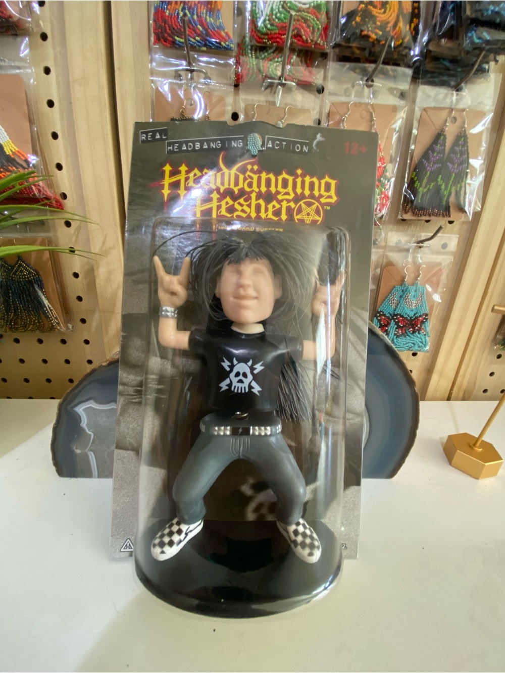 Source Unknown Headbanging Heshers Black & Gray Action Figure